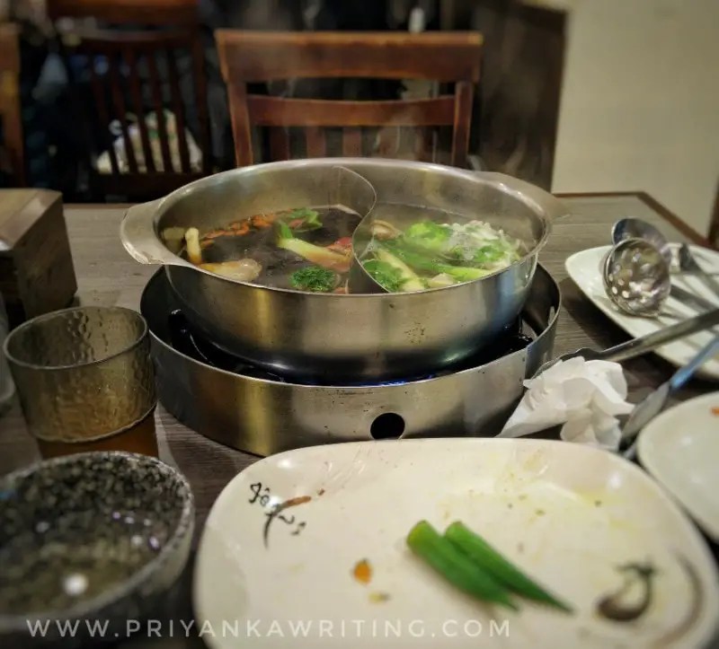 vegetarian hot pots in taipei, Like Lotus restaurant