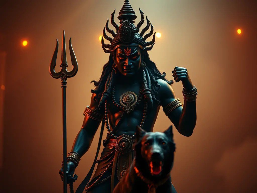 Powerful Kaal Bhairava Spots Outside Kashi 